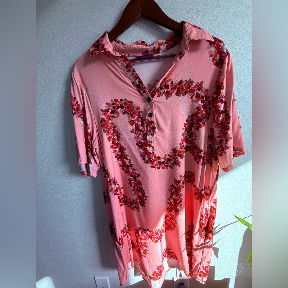 Laha’ole Alohawear dress Pink Made in Hawaii Aalii